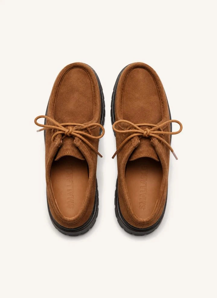 Smallable Kid - Coleman Wildleder-Derby-Schuhe | Caramel