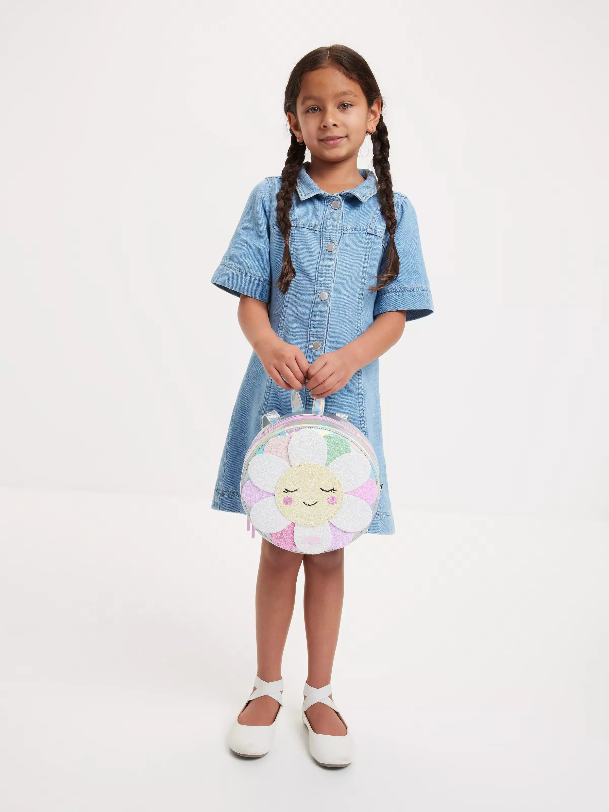 Smiggle - Çiçekli Haftasonu Sırt Çantası-Dinossi