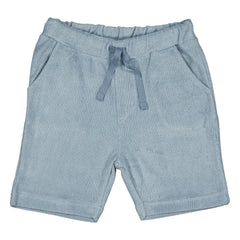 Louis Louise – Brooklyn Frottee-Bermuda-Shorts | Graublau