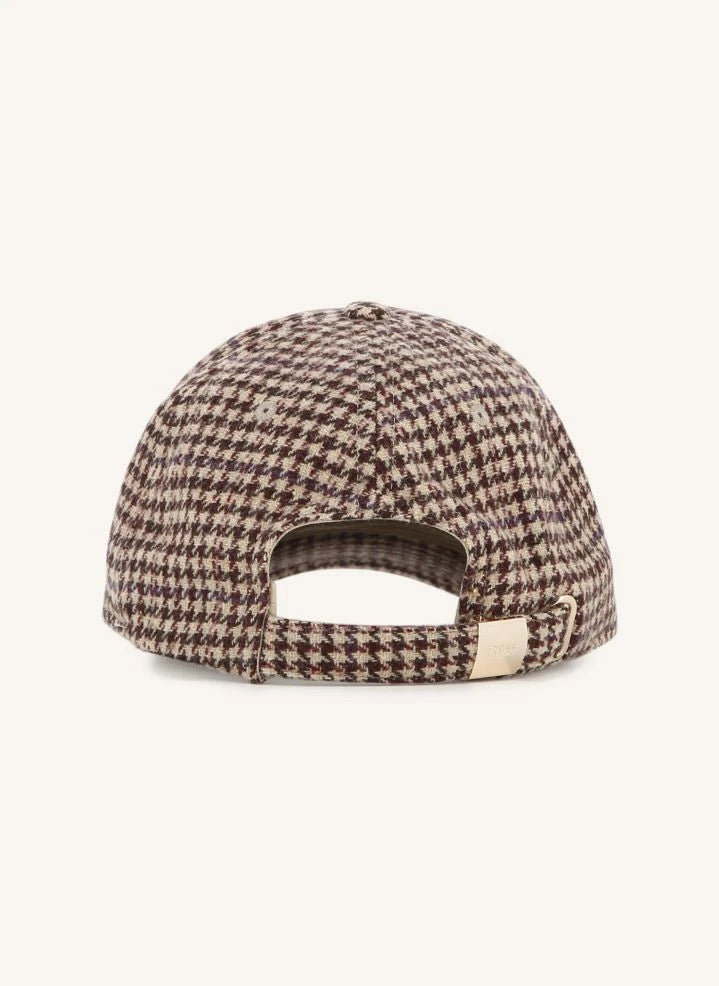 Chloé - Chloé Pied-de-Poule Mütze | Braun