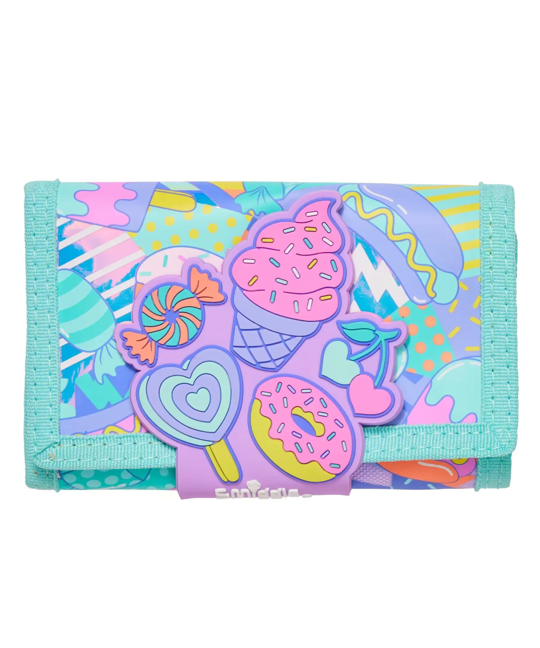 Smiggle - Away Dondurma Çocuk Cüzdanı-Dinossi