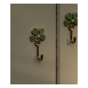 Doing Goods - Lucky Clover Messing-Garderobenhaken | Gold