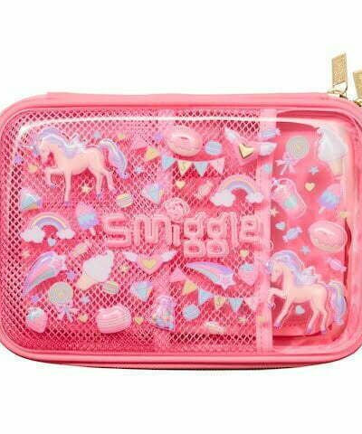 Smiggle - Fiesta HardTop Kalem Kutusu-Dinossi