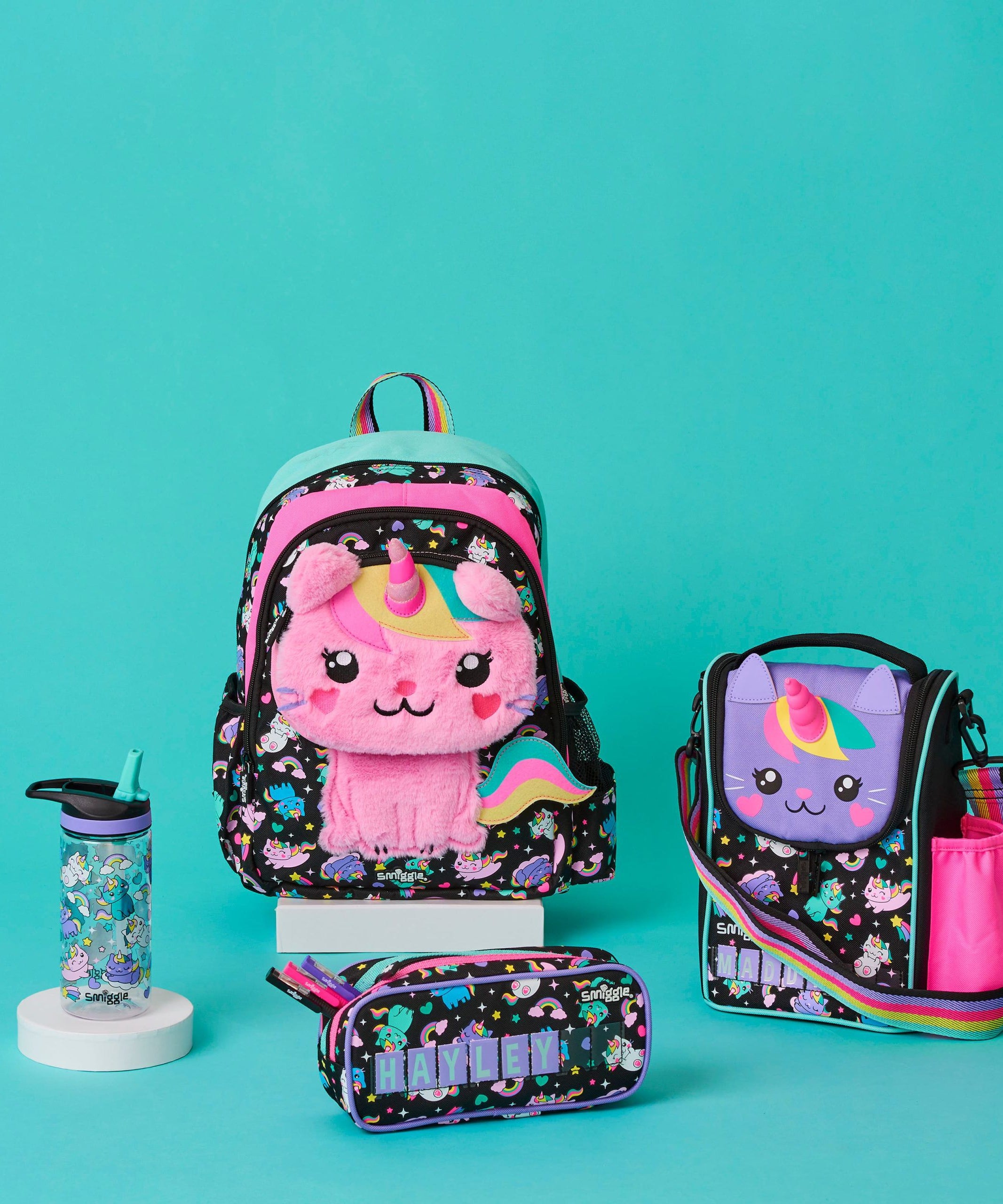 Smiggle - Sky Hi Junior Anaokulu Sırt Çantası-Dinossi