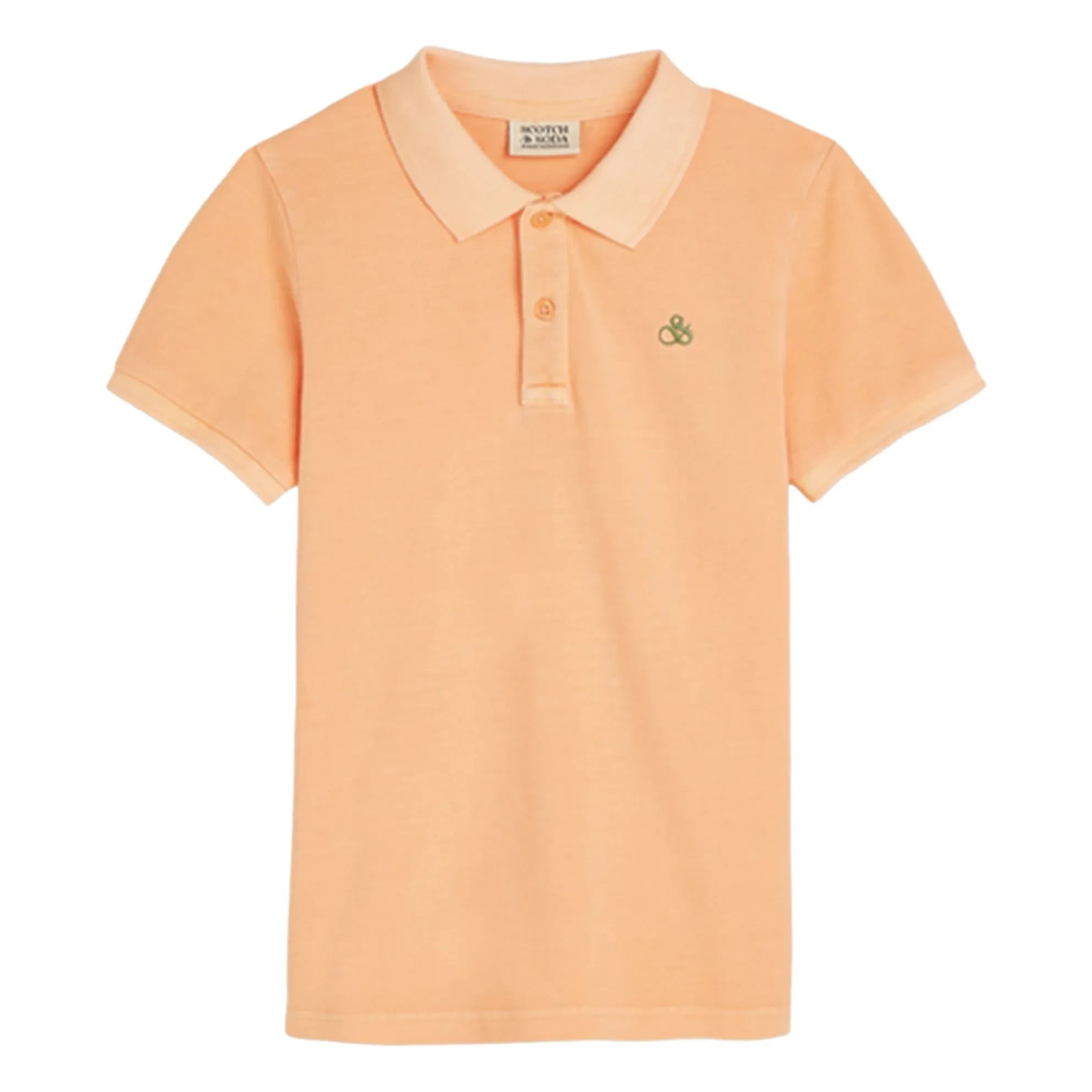 Scotch & Soda - Poloshirt mit gesticktem Logo | Koralle