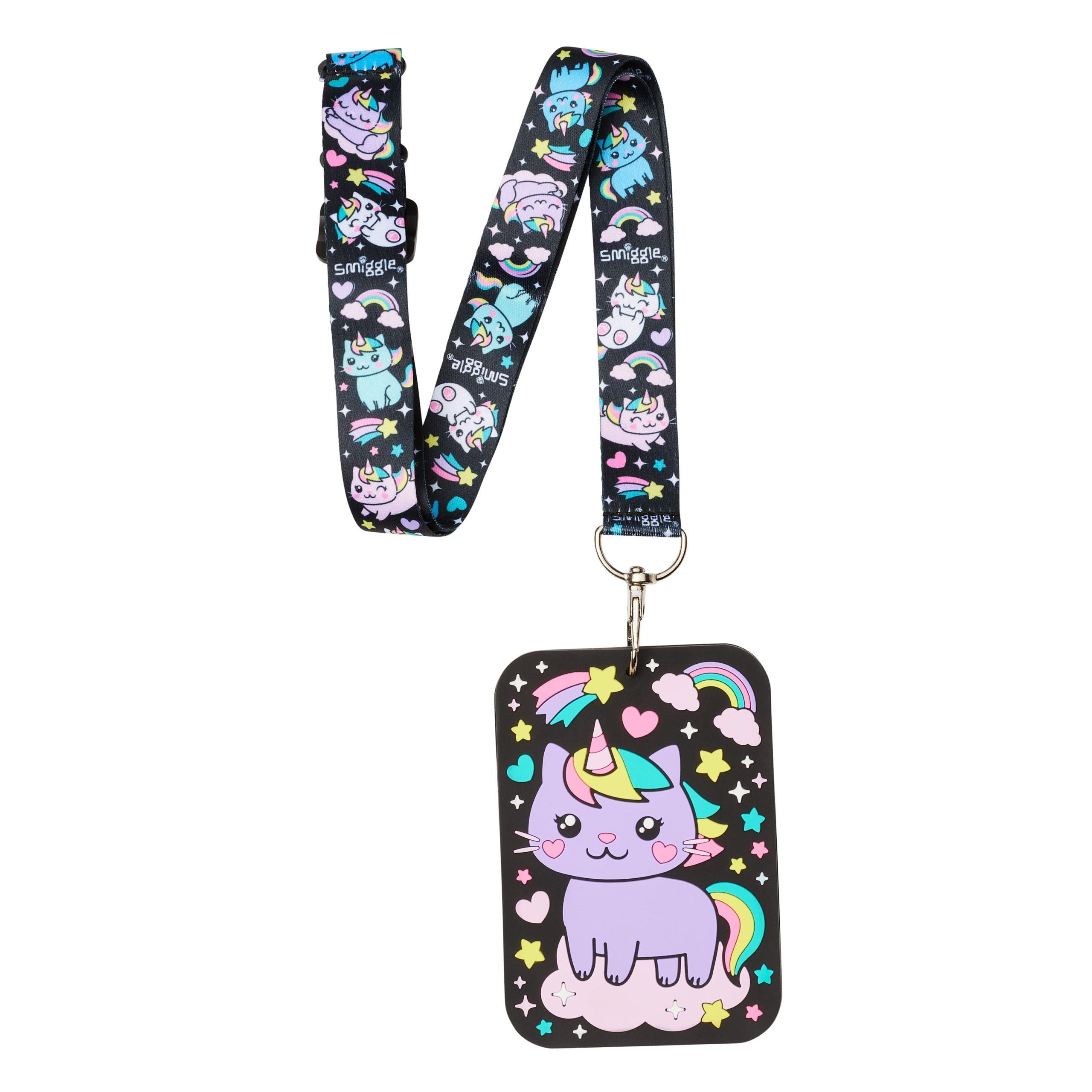 Smiggle - Sky Hi Junior İpli Boyun Okul Kartlığı-Dinossi