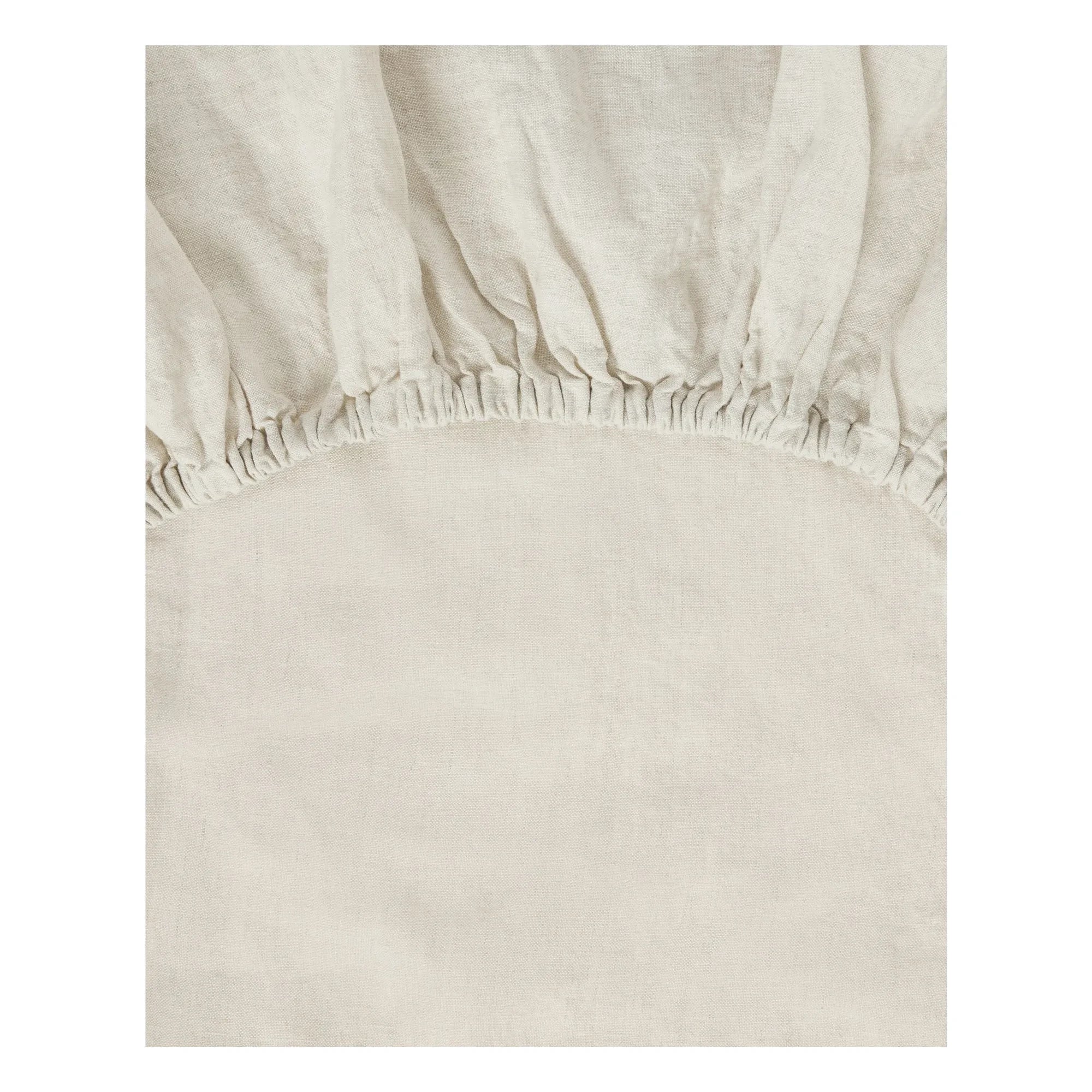 garbo&friends - Leinen-Spannbetttuch | Beige