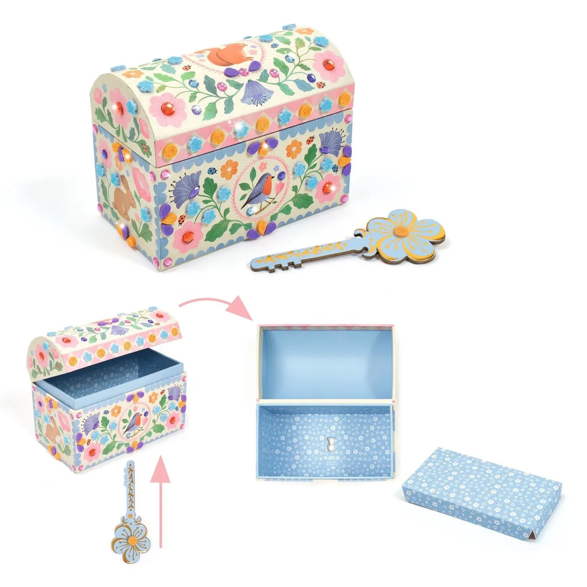 Djeco - "Precious Treasures" Dekorative Box