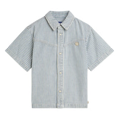 Scotch & Soda - Gestreiftes Jeanshemd | Hellblau