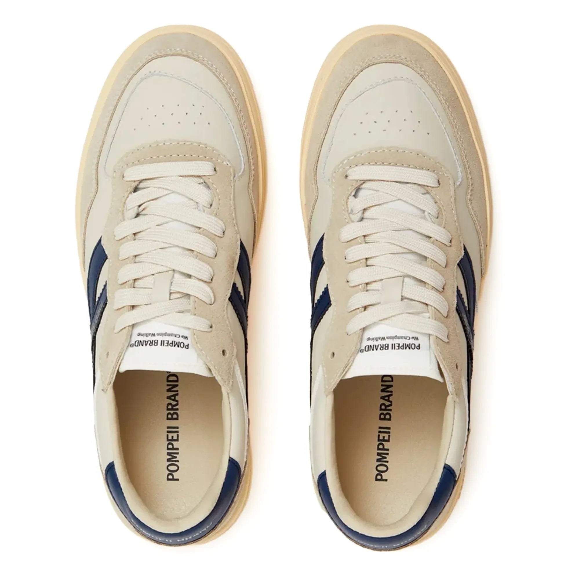 Pompeii - Elan Pippa Leder-Sneaker | Ecru
