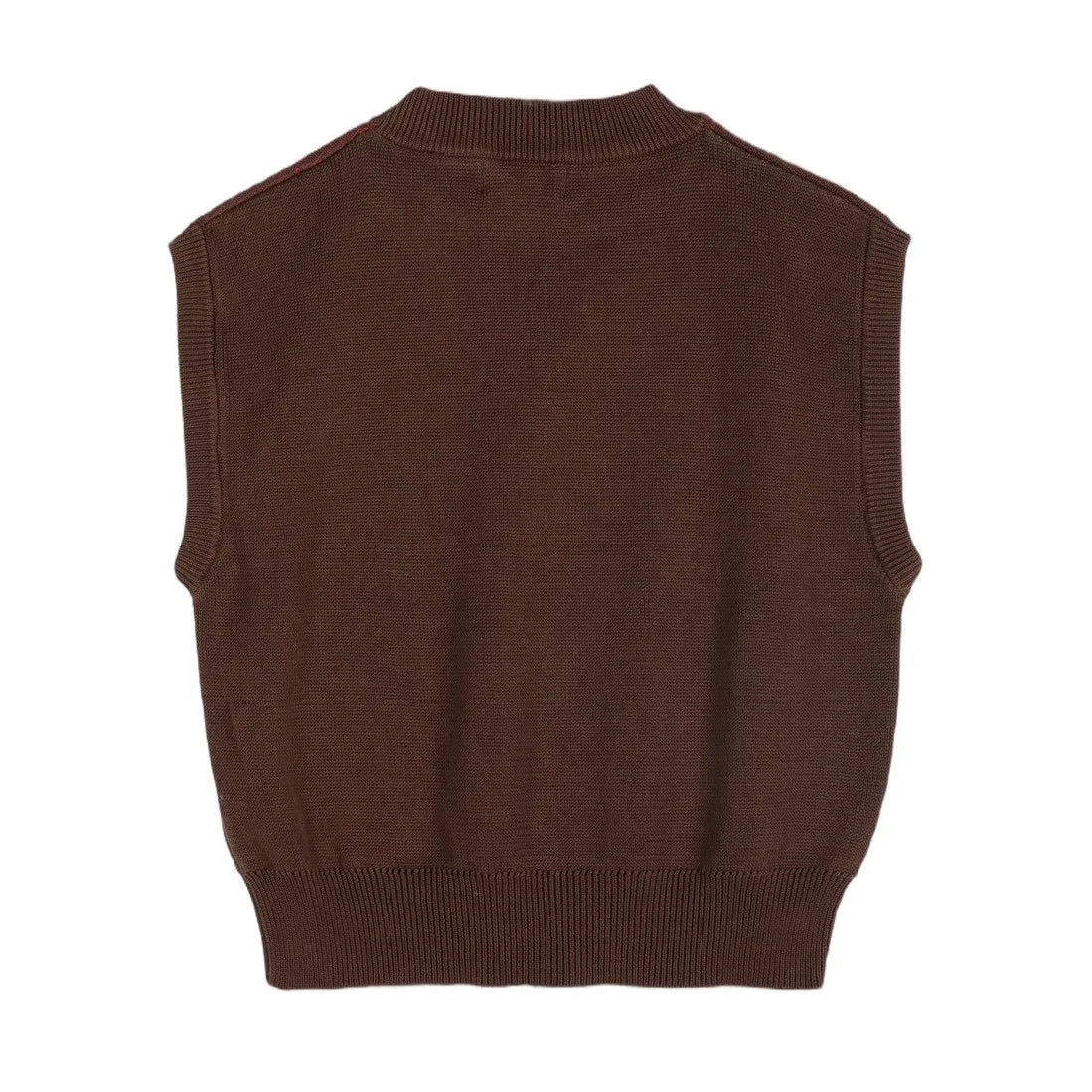 Bobo Choses – Jacquard-Pullover aus Bio-Baumwolle | Dunkelbraun