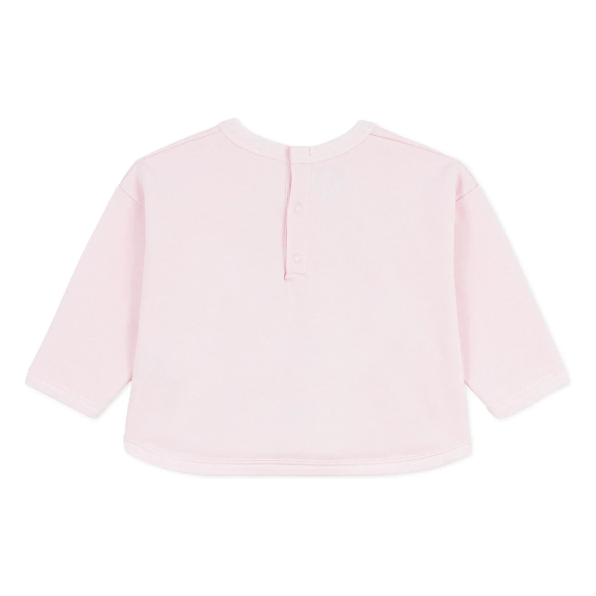 Petit Bateau - Sweat Heart Bio-Baumwolle | Hellrosa