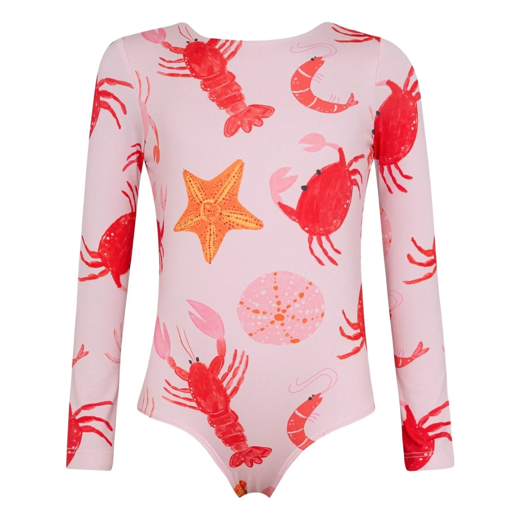 Pepita & Me - Sonnenschutz Overall Langarm | Hellrosa