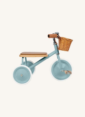 Banwood - Metall und Holz Dreirad | Teal Blau