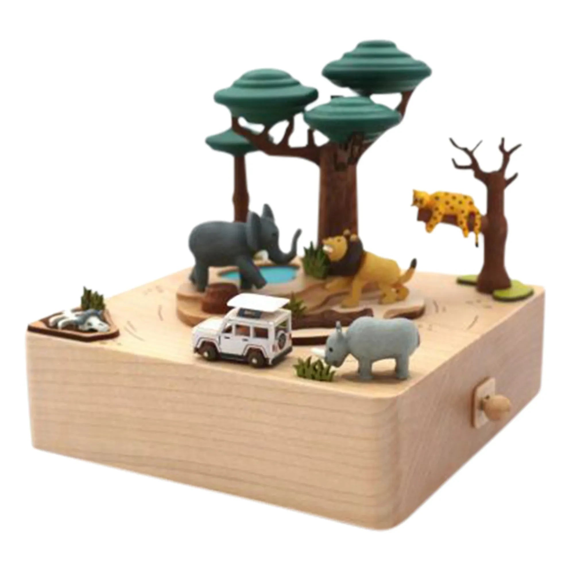 Wooderful life - Safari Spieluhr aus Holz