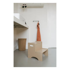 Nofred - Holz-Trittschemel | Beige