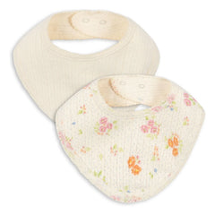 Konges Sløjd - Nonoka Bandana Lätzchen - 2er-Set | Ecru