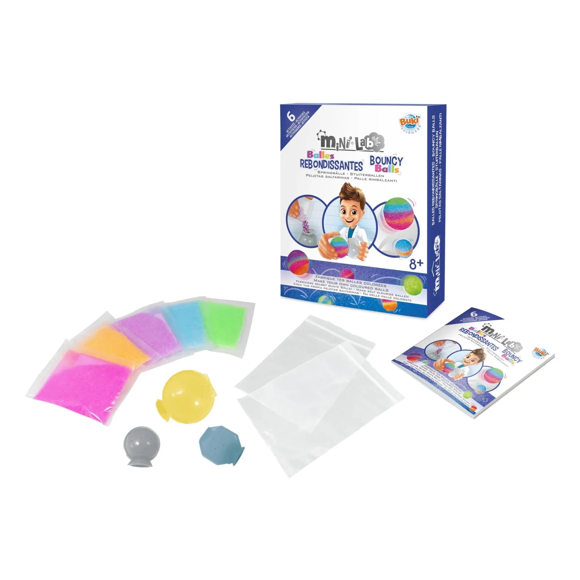 Buki - Mini Labor bouncy balls Set