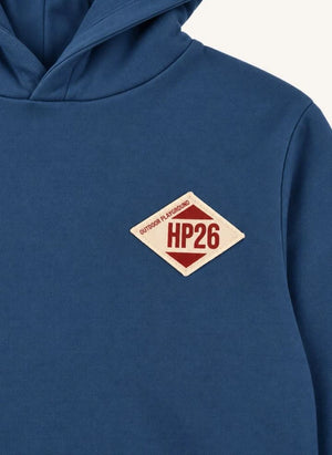 Hundred Pieces - Pat Freedom Organischer Baumwoll-Sweatshirt | Grau Blau