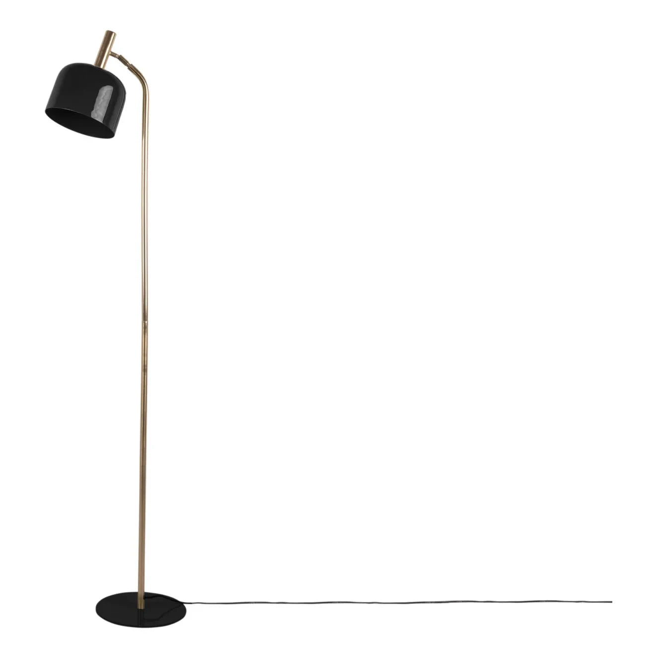 Present Time – Emaillierte Smart-Stehlampe | Schwarz