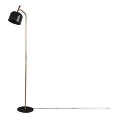Present Time – Emaillierte Smart-Stehlampe | Schwarz