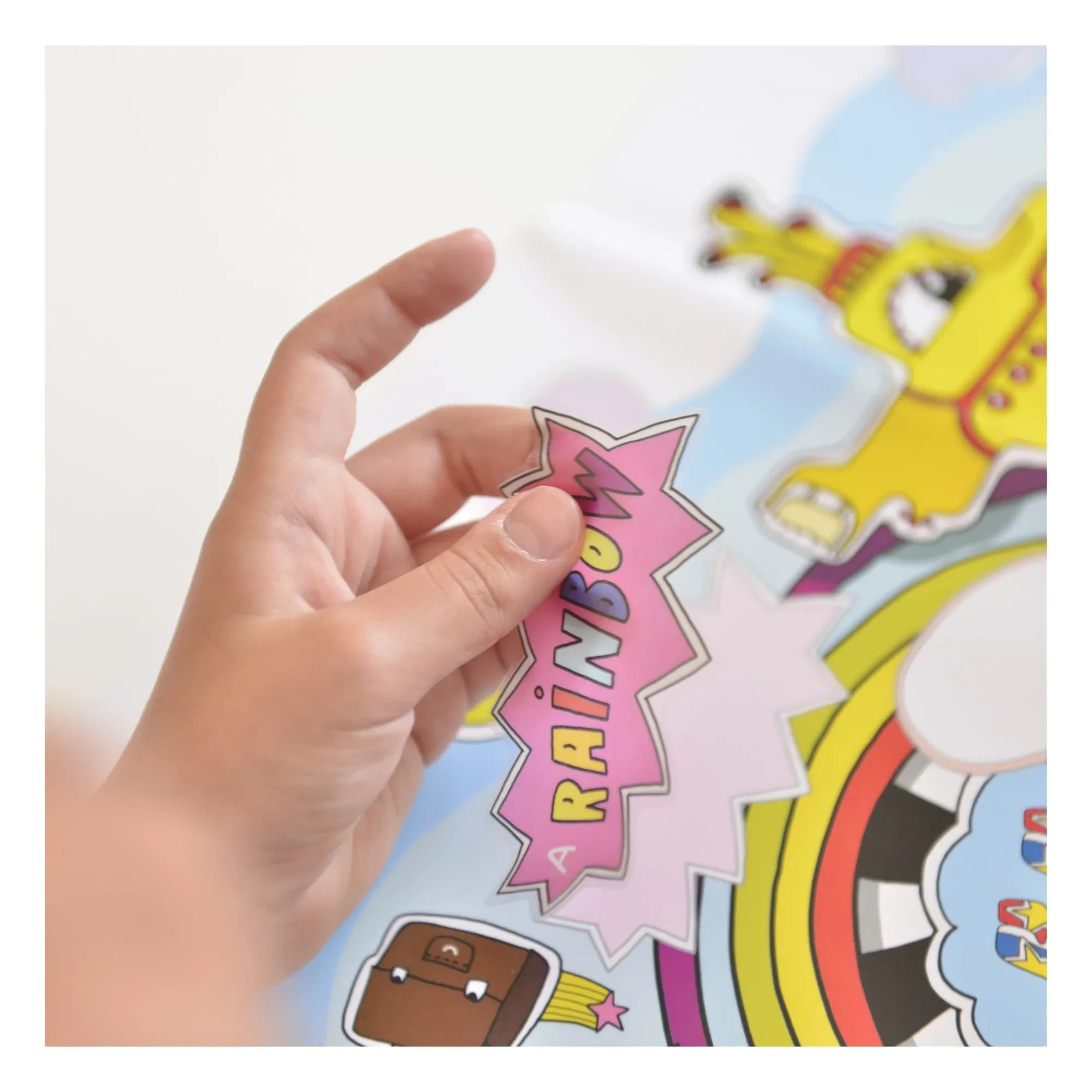 Poppik – 100 % Englisch Stickerposter