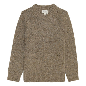 Hartford – Donegal Alpaka Pullover | Merled Khaki