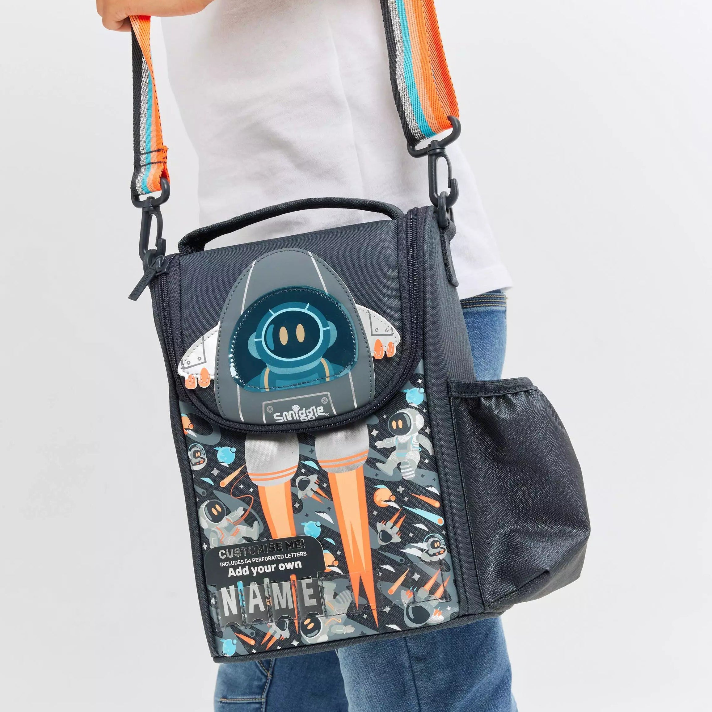 Smiggle -Blast Off Anaokulu Beslenme ve Gezi Çantası-Dinossi