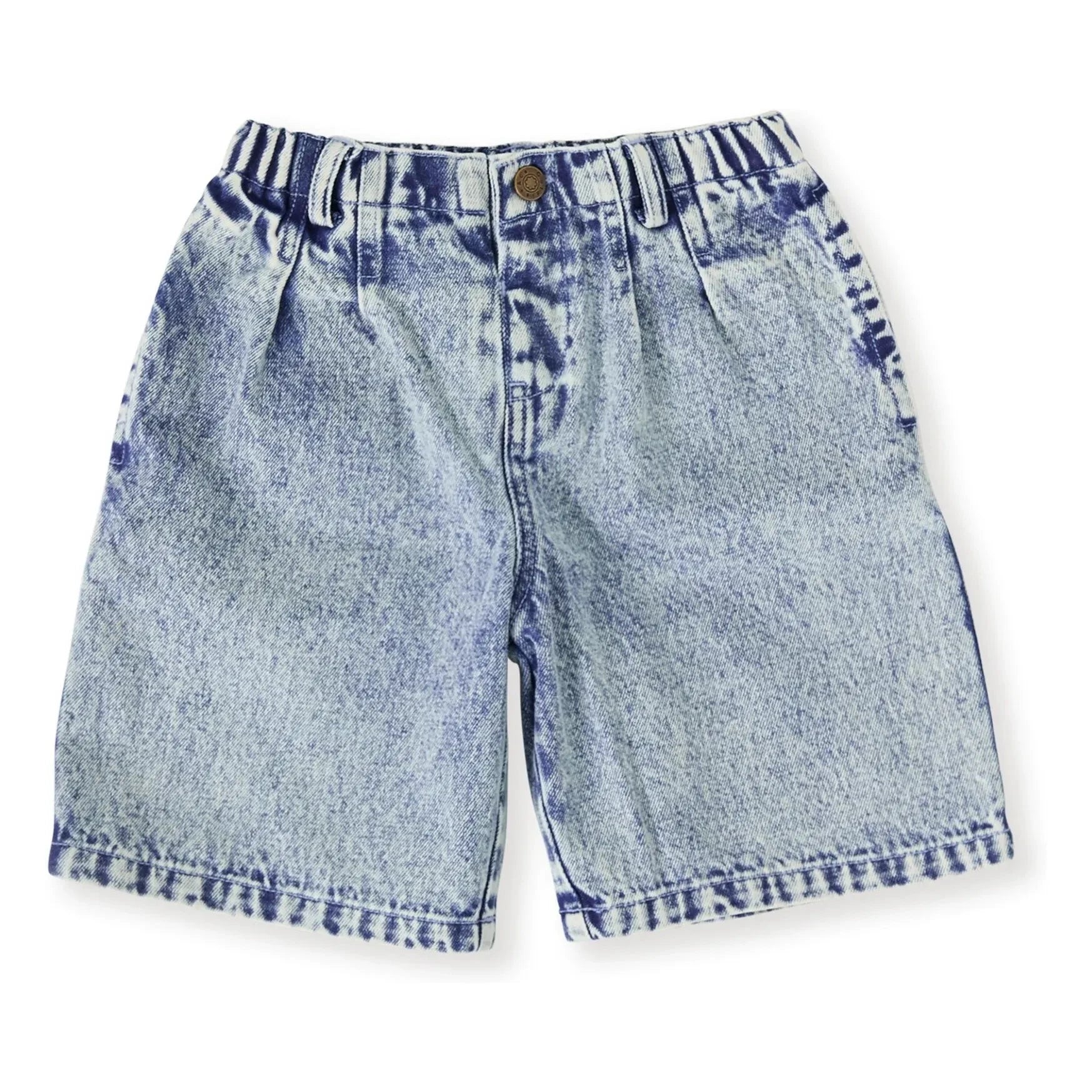 Goldie + Ace - Goldie+Ace x Smallable Exklusiv - Kirby Bermuda Shorts | Blau
