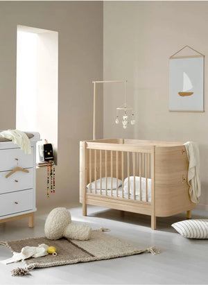 Oliver Furniture - Junior-Umrüstkit für Wood Mini+ Wiegen | Eiche
