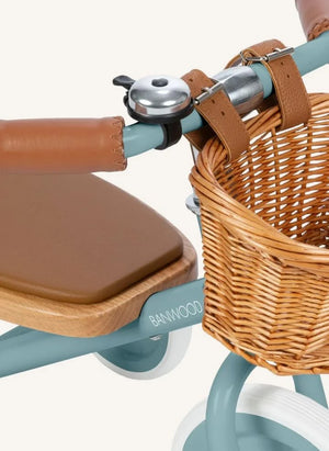 Banwood - Metall und Holz Dreirad | Teal Blau