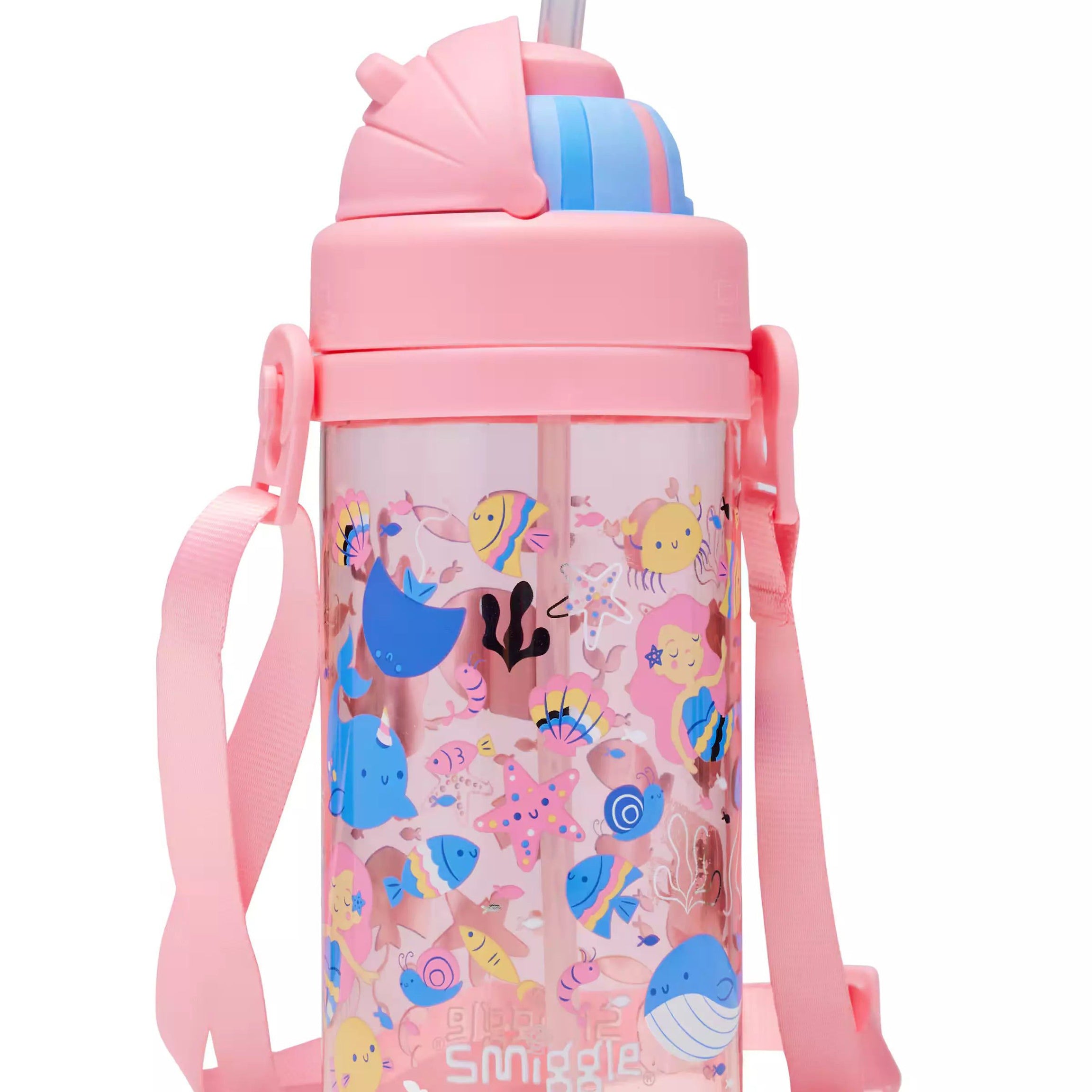 Smiggle - Over And Under Teeny Tiny BPAsız 400ML Suluk-Dinossi