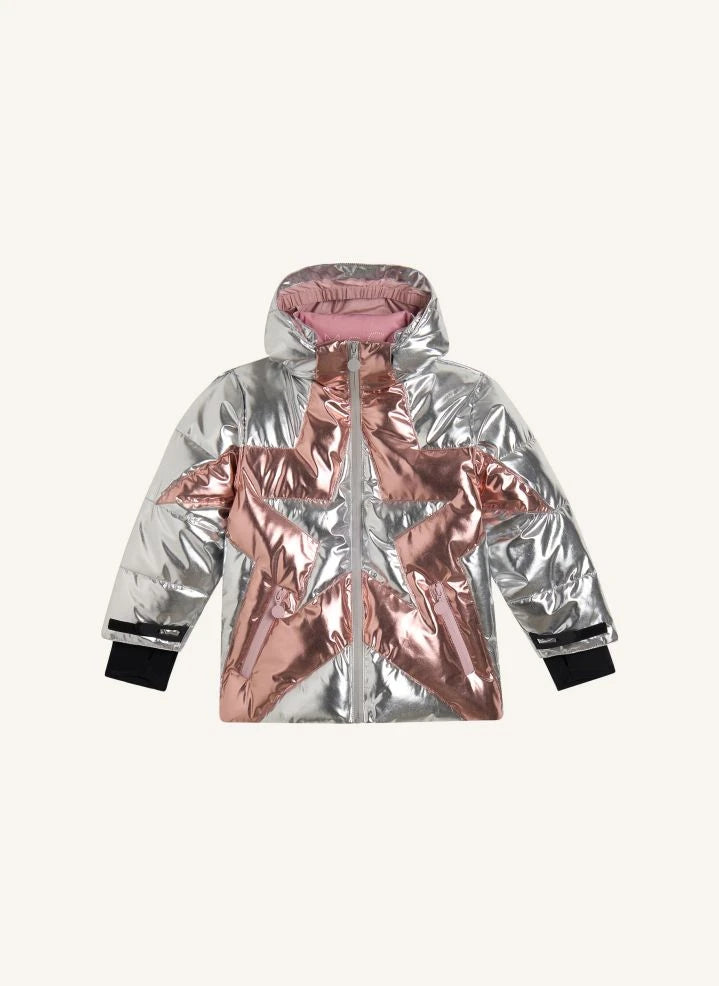 Stella McCartney Kids - Etoile Skijacke | Silber