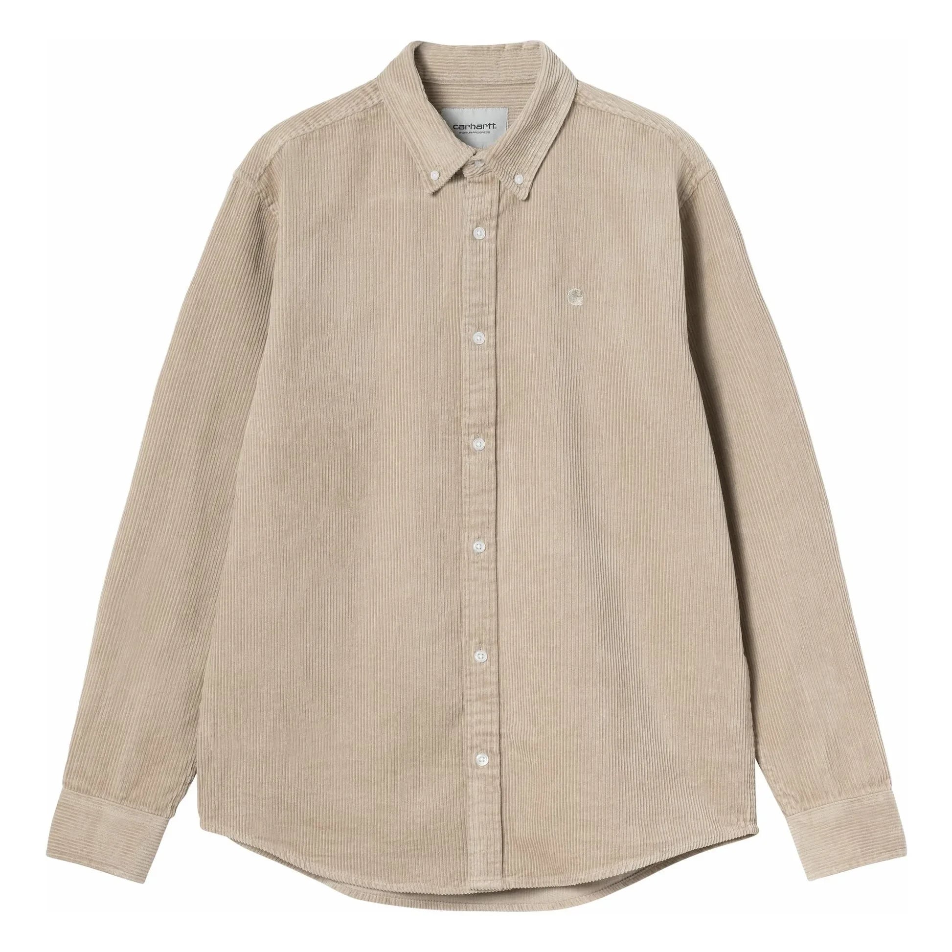 Carhartt WIP - Cordhemd L/S Madison | Beige