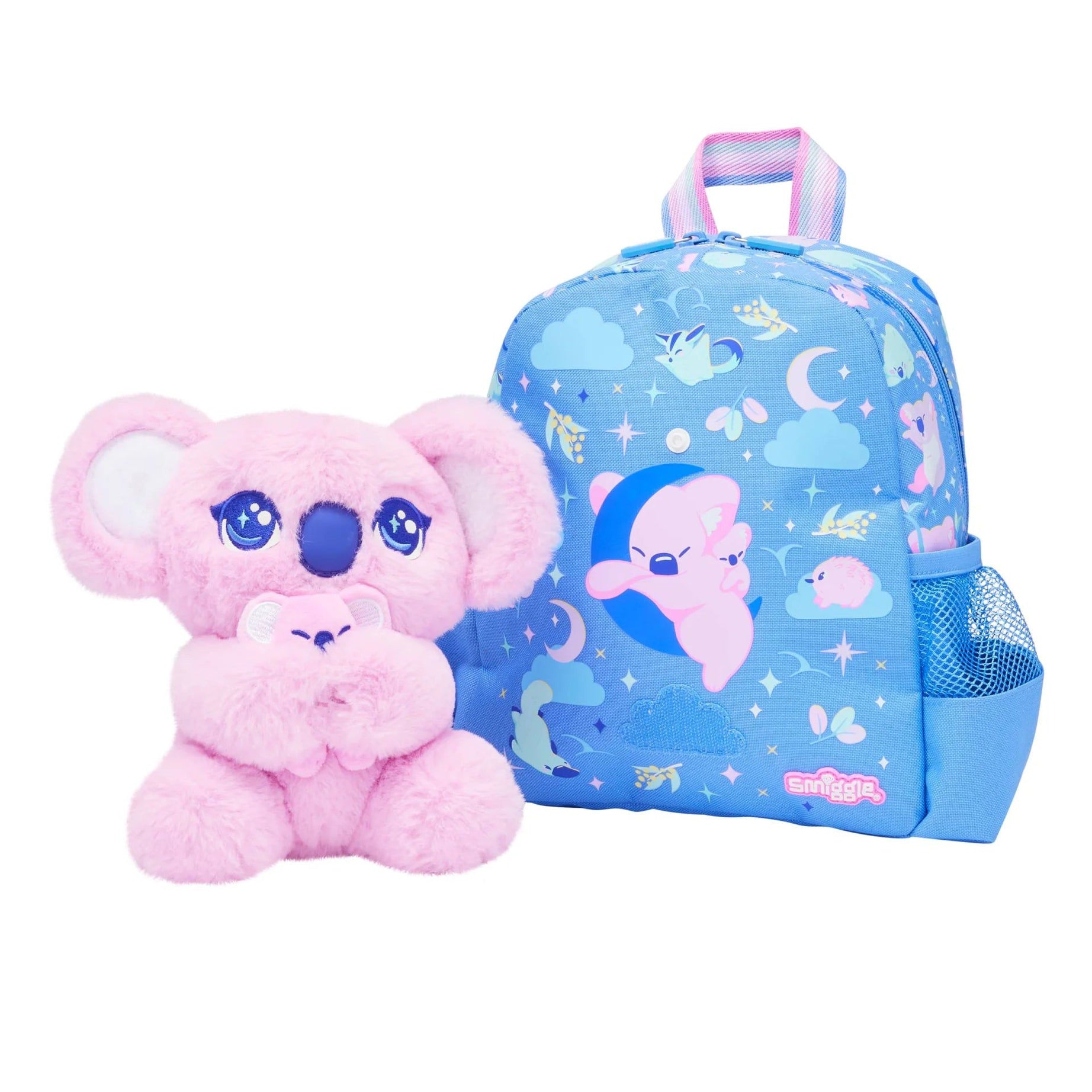Smiggle - Big Dreams Anaokulu Çıkarılabilir Peluşlu Sırt Çantası-Dinossi