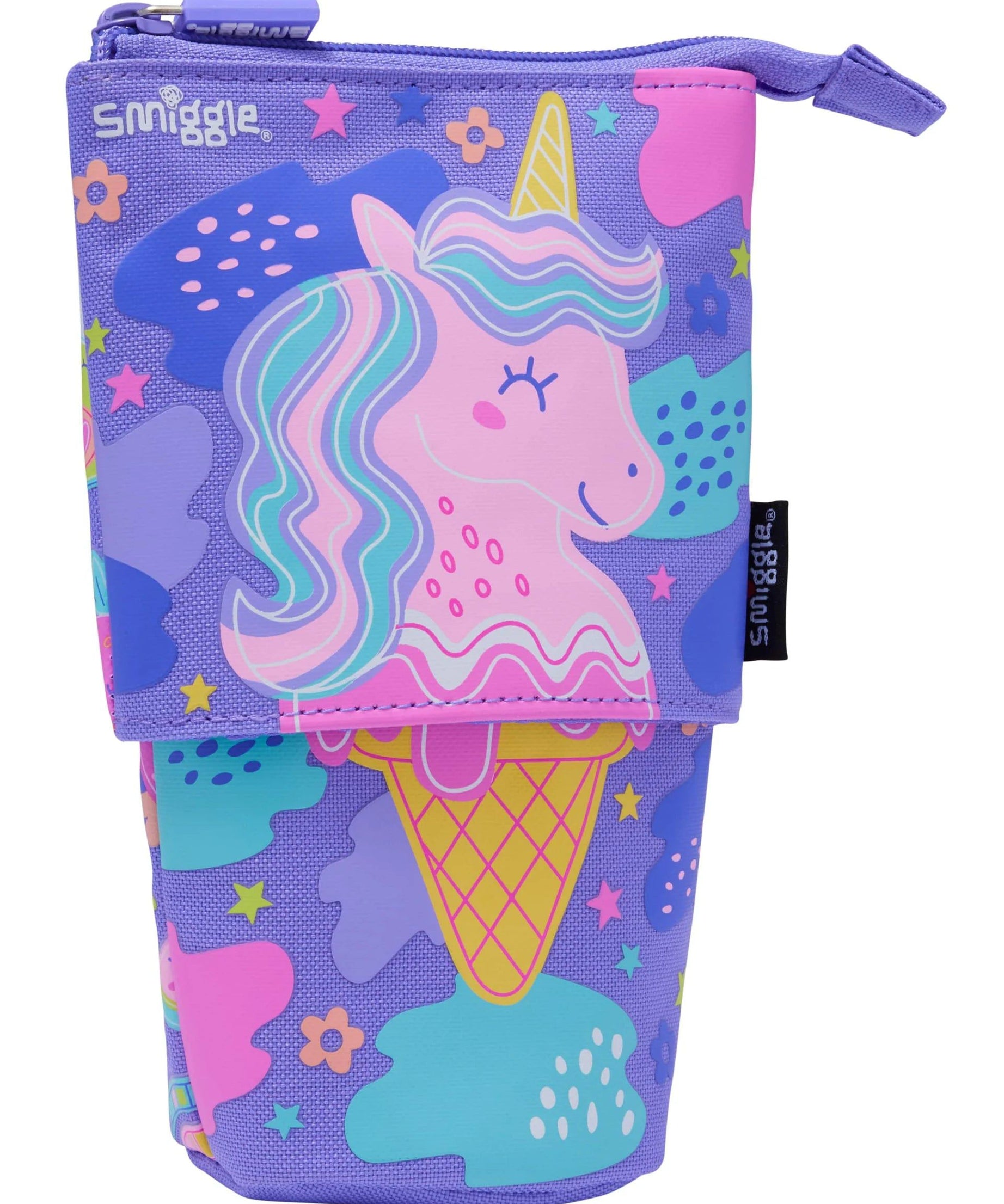 Smiggle - Happy Tales 2si 1 Arada Kalem Kutusu-Dinossi