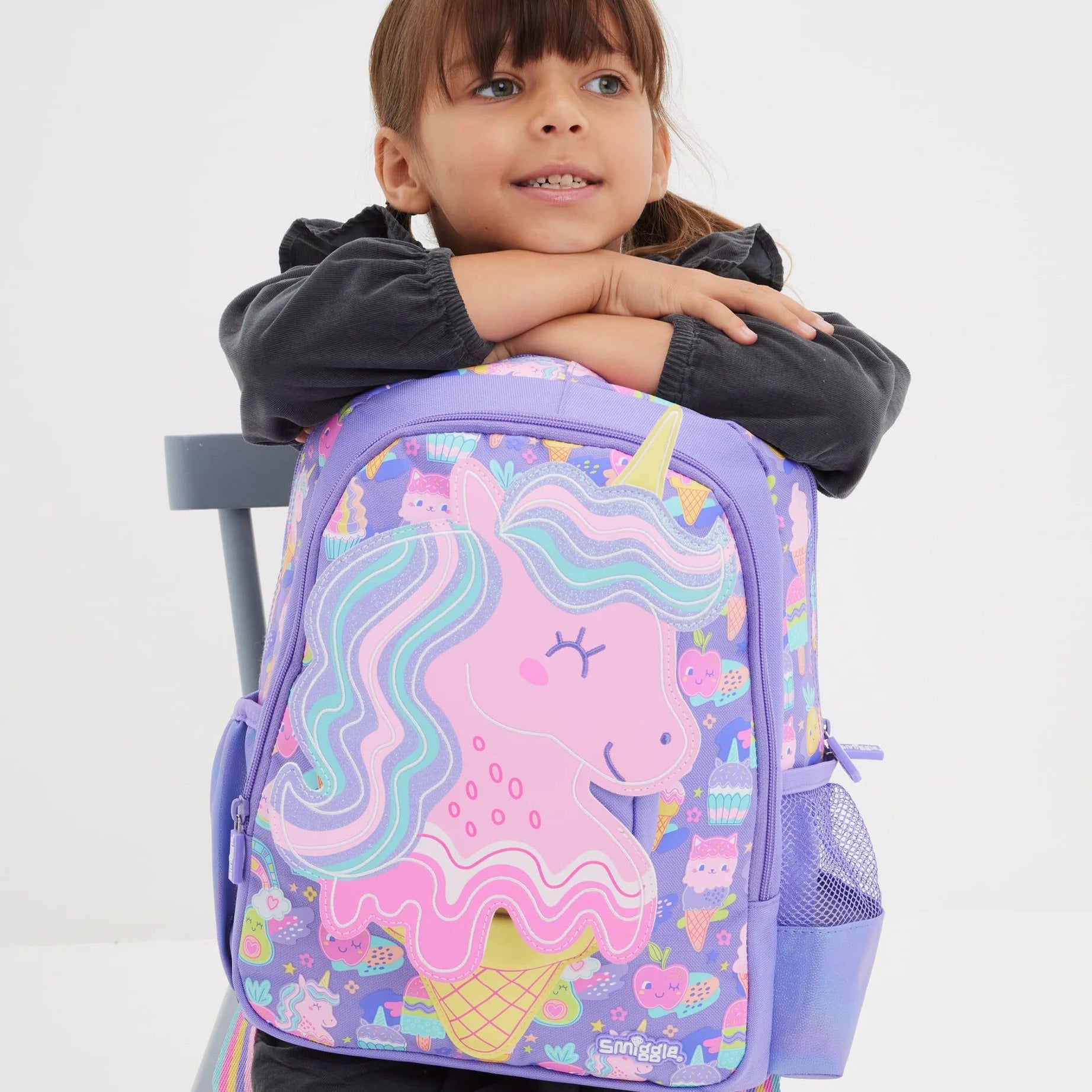 Smiggle - Happy Tales Anaokulu Sırt Çantası-Dinossi