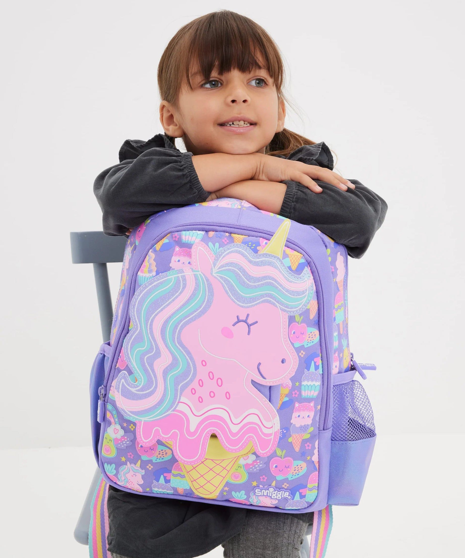 Smiggle - Happy Tales Anaokulu Sırt Çantası-Dinossi