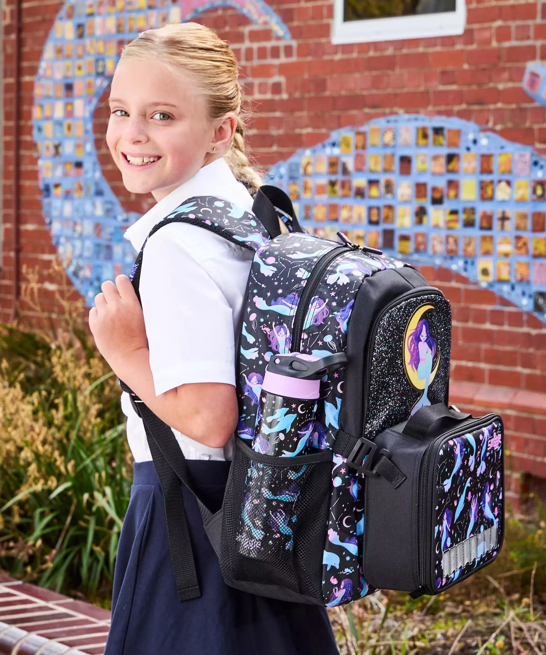 Smiggle – Limitless Klasik Okul Sırt Çantası-Dinossi