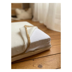 Candide - Bio-Baumwoll-Bett mit abnehmbarem Bezug | Weiß
