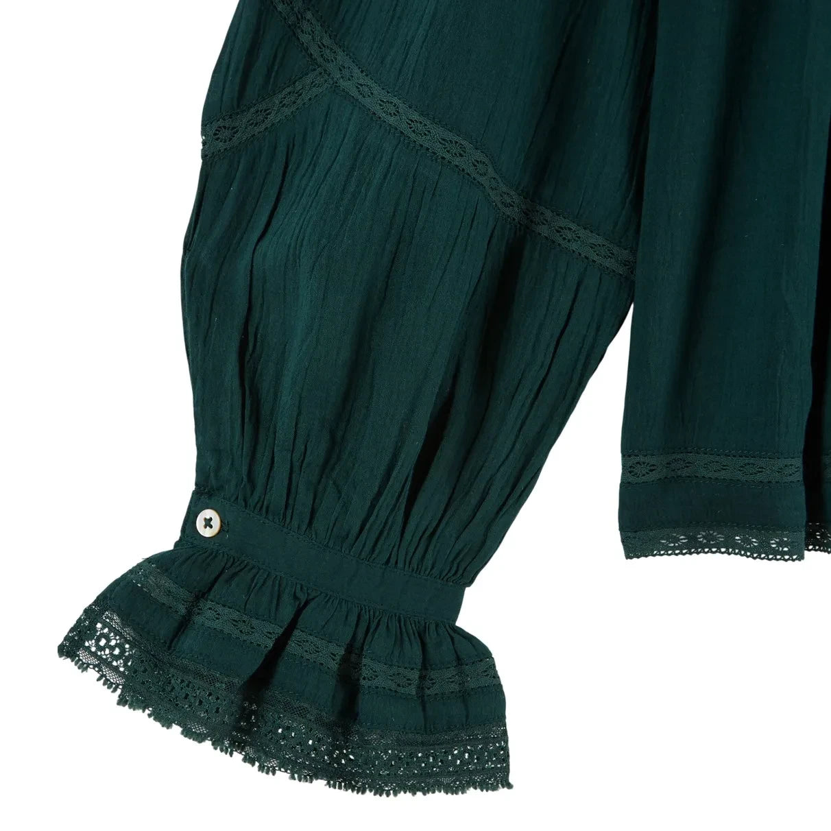 Emile et Ida - Elisabeth Vintage Bluz | Orman Yeşili