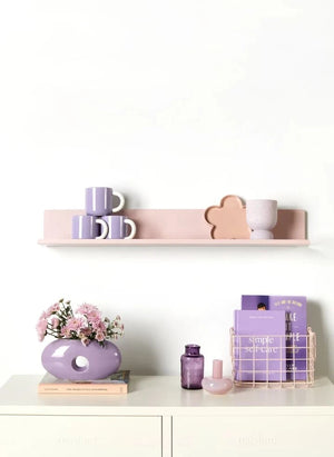 Mustard Made - Ledge Metall Wandregal | Blush