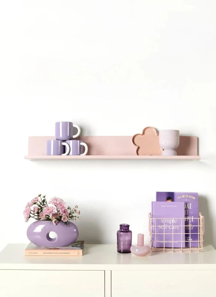 Mustard Made - Ledge Metall Wandregal | Blush