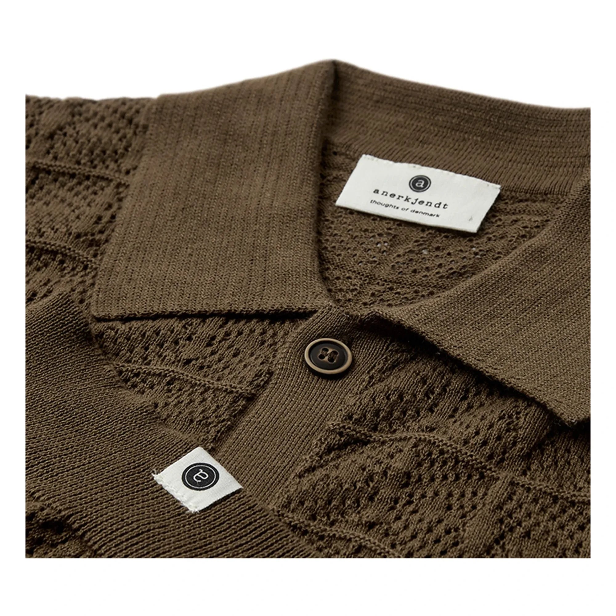 Anerkjendt - Polo Aksamuel Strickjacke | Khaki