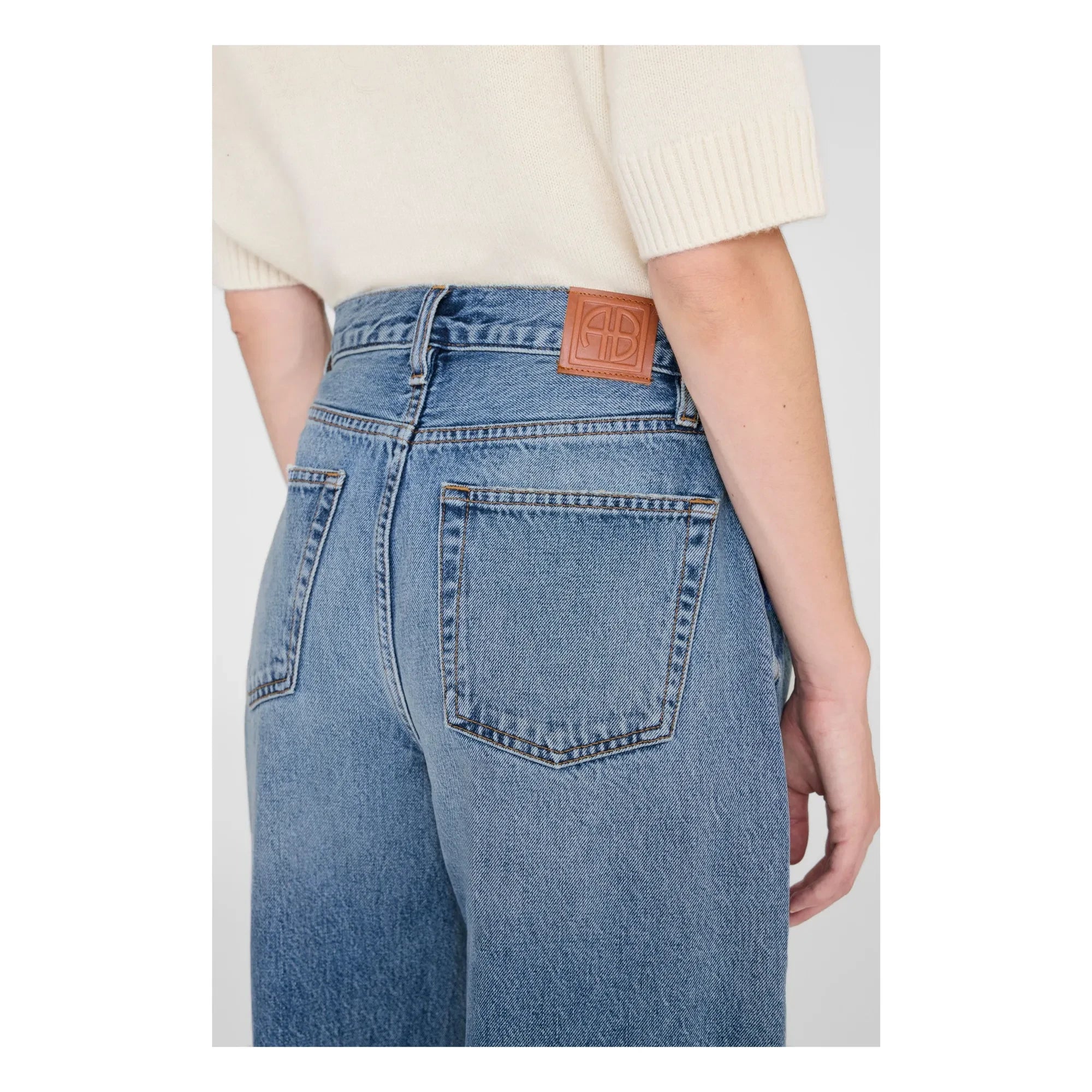 Anine Bing – Jeans Fritz | Washed Blue