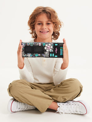 Smiggle – Trailblazer Automatisches Federmäppchen mit Taschenrechner