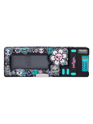 Smiggle – Trailblazer Automatisches Federmäppchen mit Taschenrechner