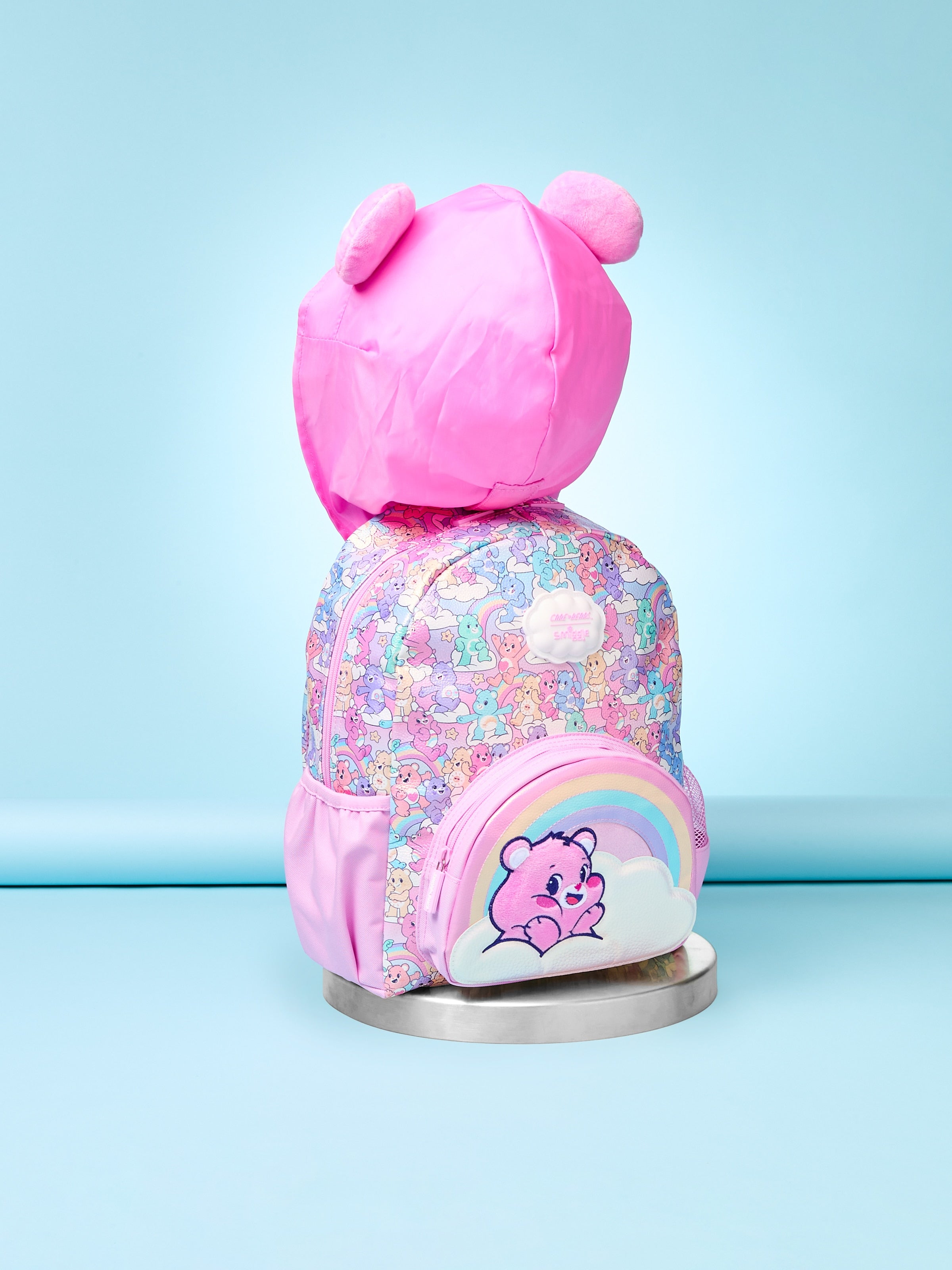 Smiggle - Care Bears Kapüşonlu Anaokulu Sırt Çantası
