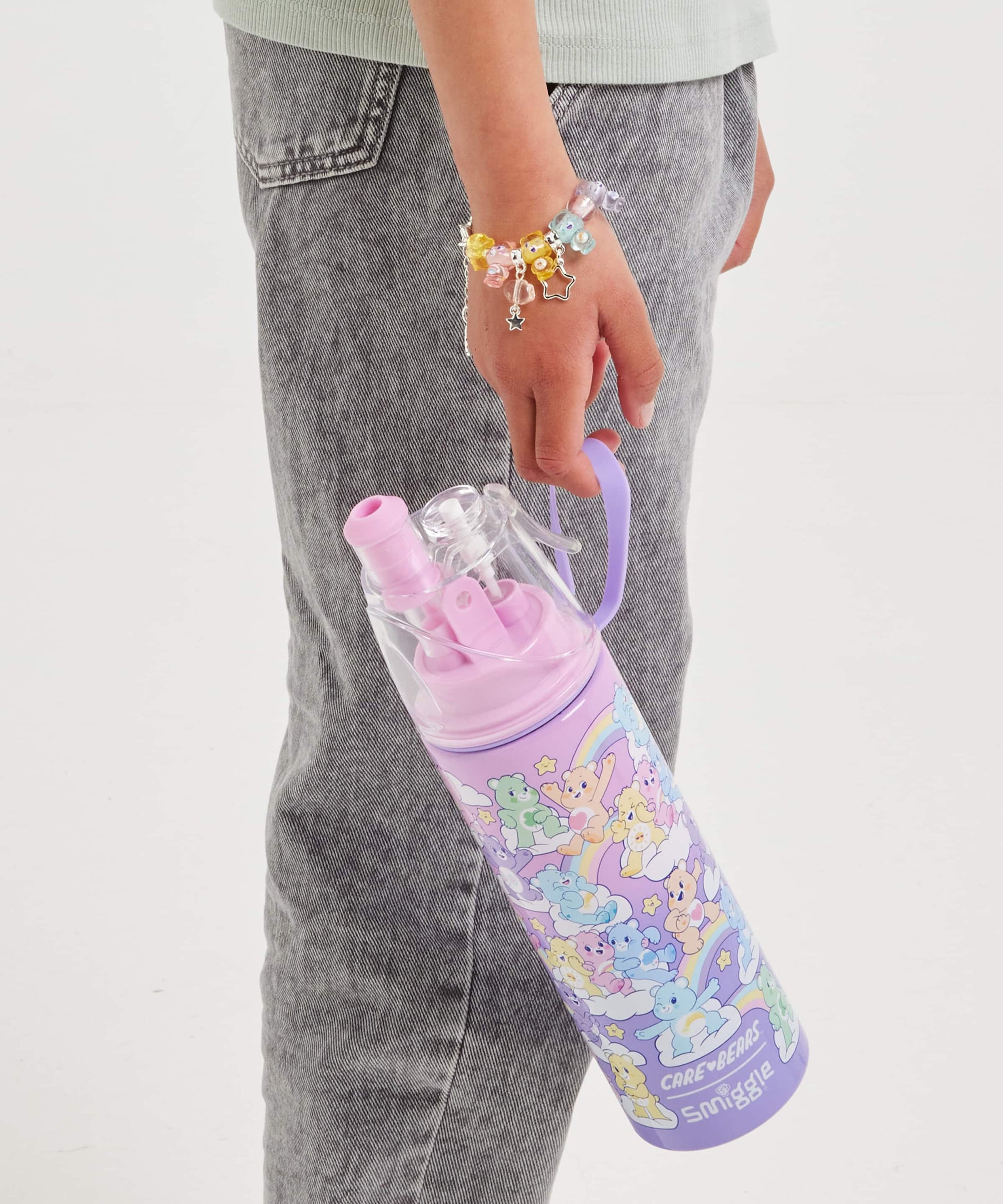 Smiggle - Care Bears Sprühflasche 500ML Edelstahl Trinkflasche