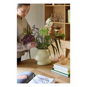 Hübsch - Lote Vase | Blassgelb